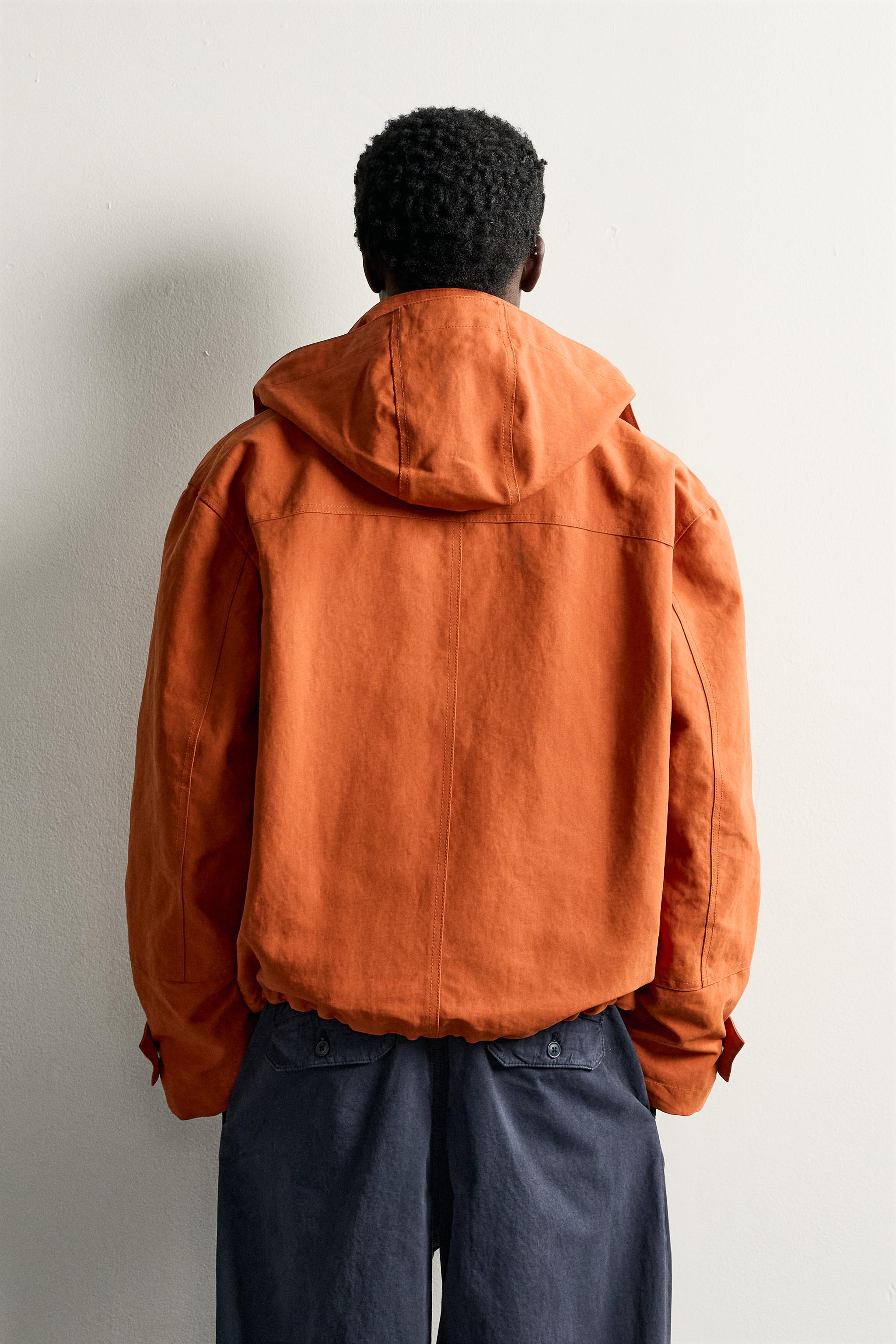Мужские куртки Zara REGULAR FIT TECHNICAL JACKET — фото 3