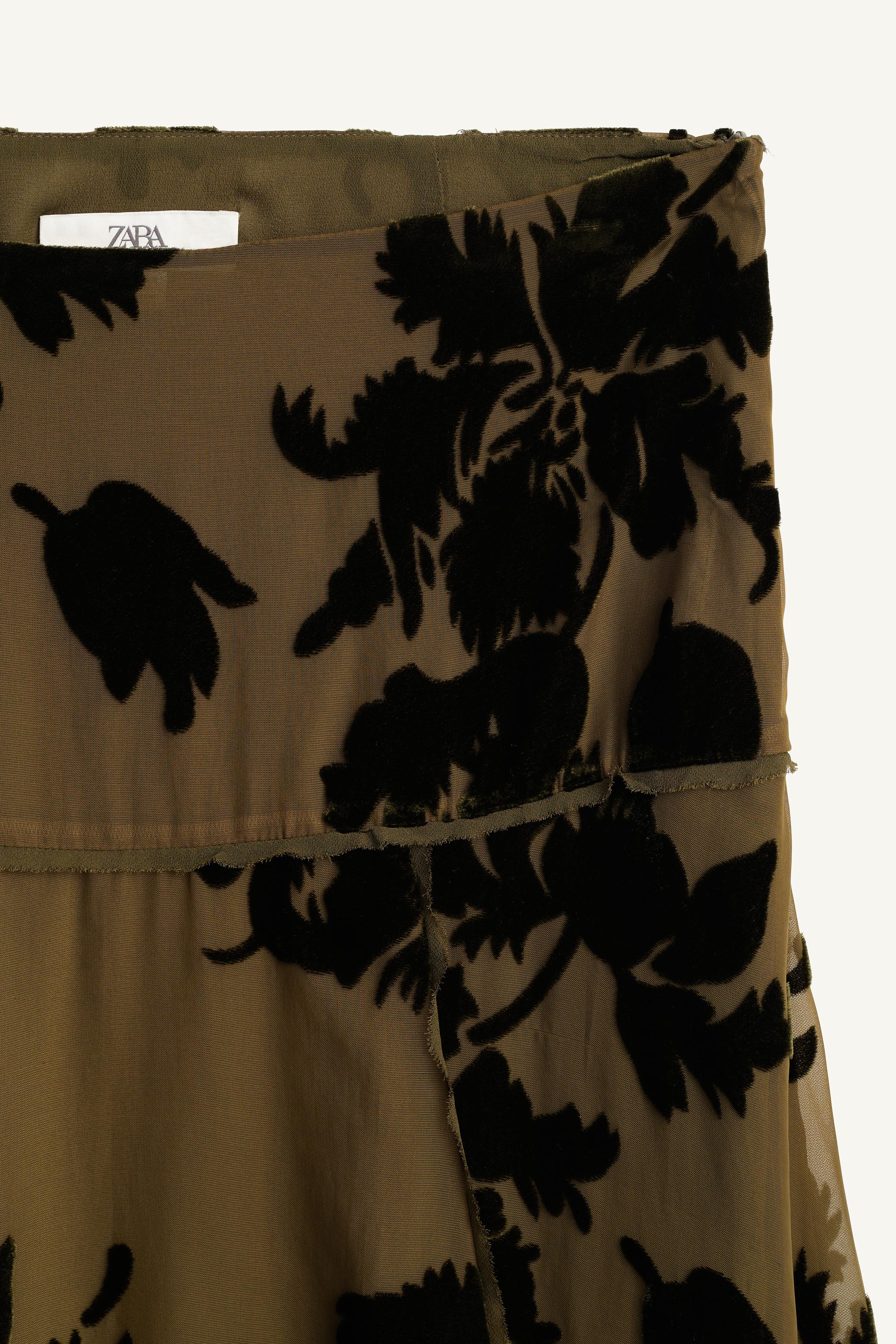 JUPE À FLEURS DÉVORÉES ÉDITION LIMITÉE