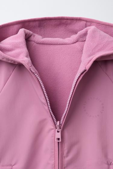 BLOUSON RÉVERSIBLE POLAIRE - Rose de Zara - Image 8