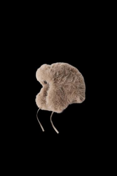 KUNSTFELLMÜTZE SKI COLLECTION - Braun von Zara - Bild 0