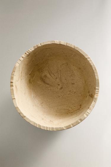 SAND-COLOURED STONE BOWL - Beige by Zara - Image 4