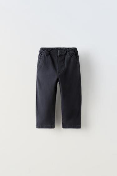 PANTALON CHINO - Bleu marine de Zara