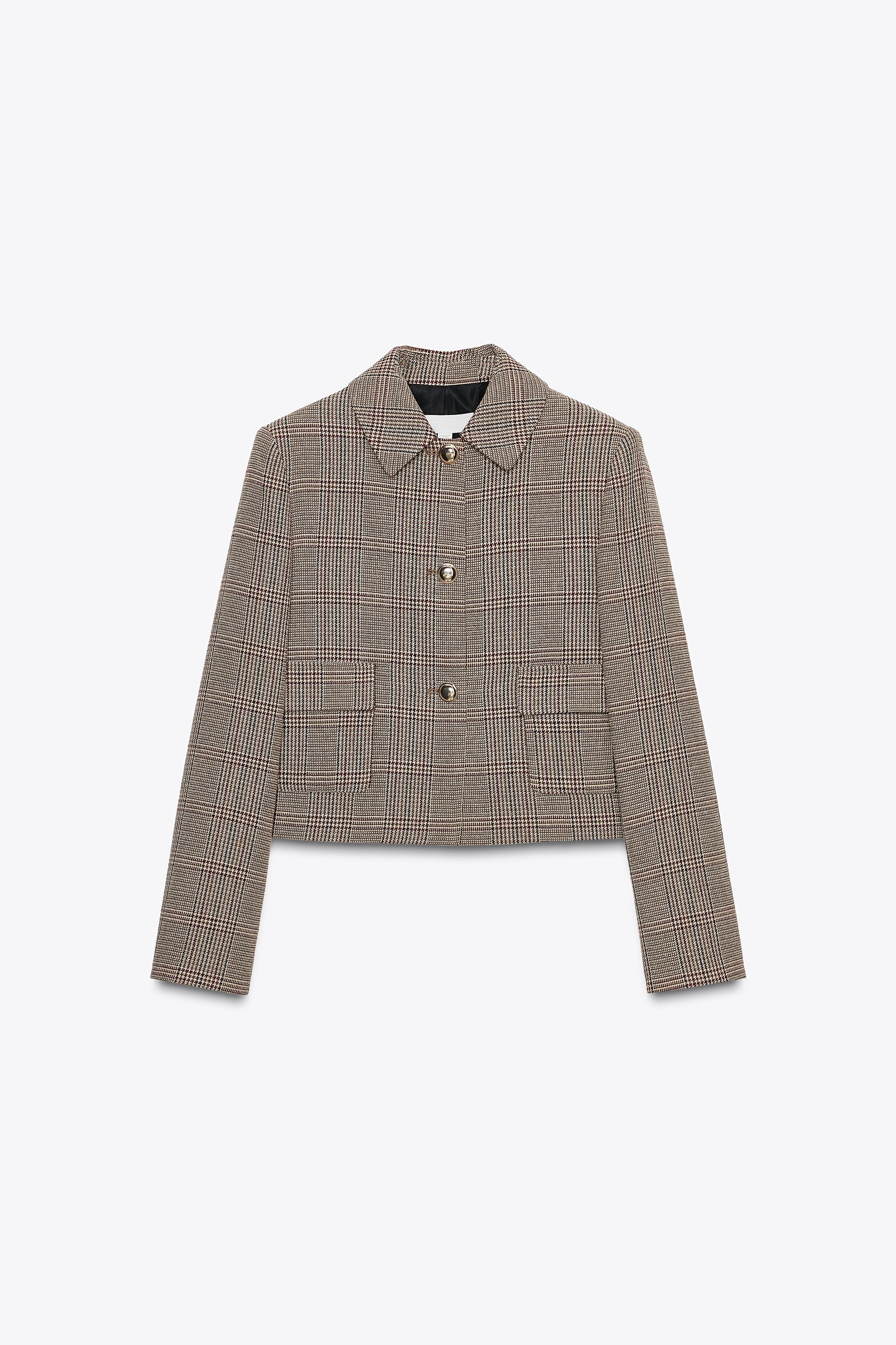 ジャケット・アウター Wool-Blend Cropped Tweed Blazer herlipto Herlipto Wool-Blend Cropped Tweed Blazer