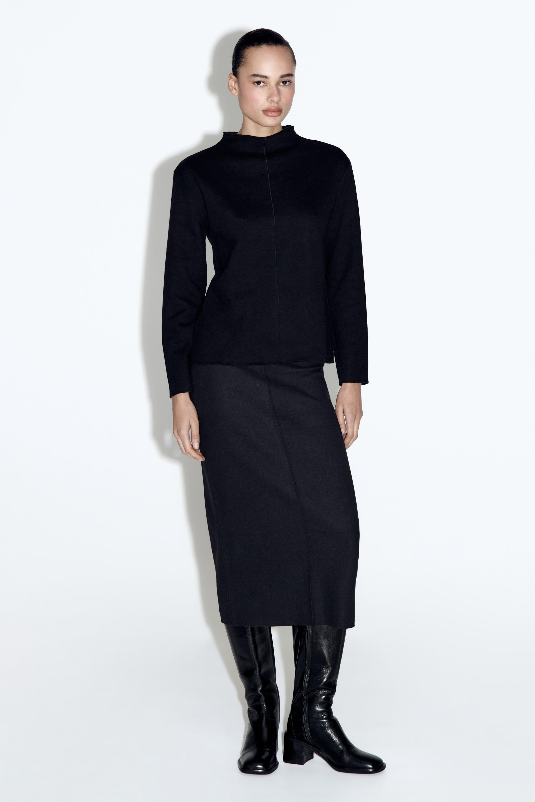 Zara 2025 sweater skirt