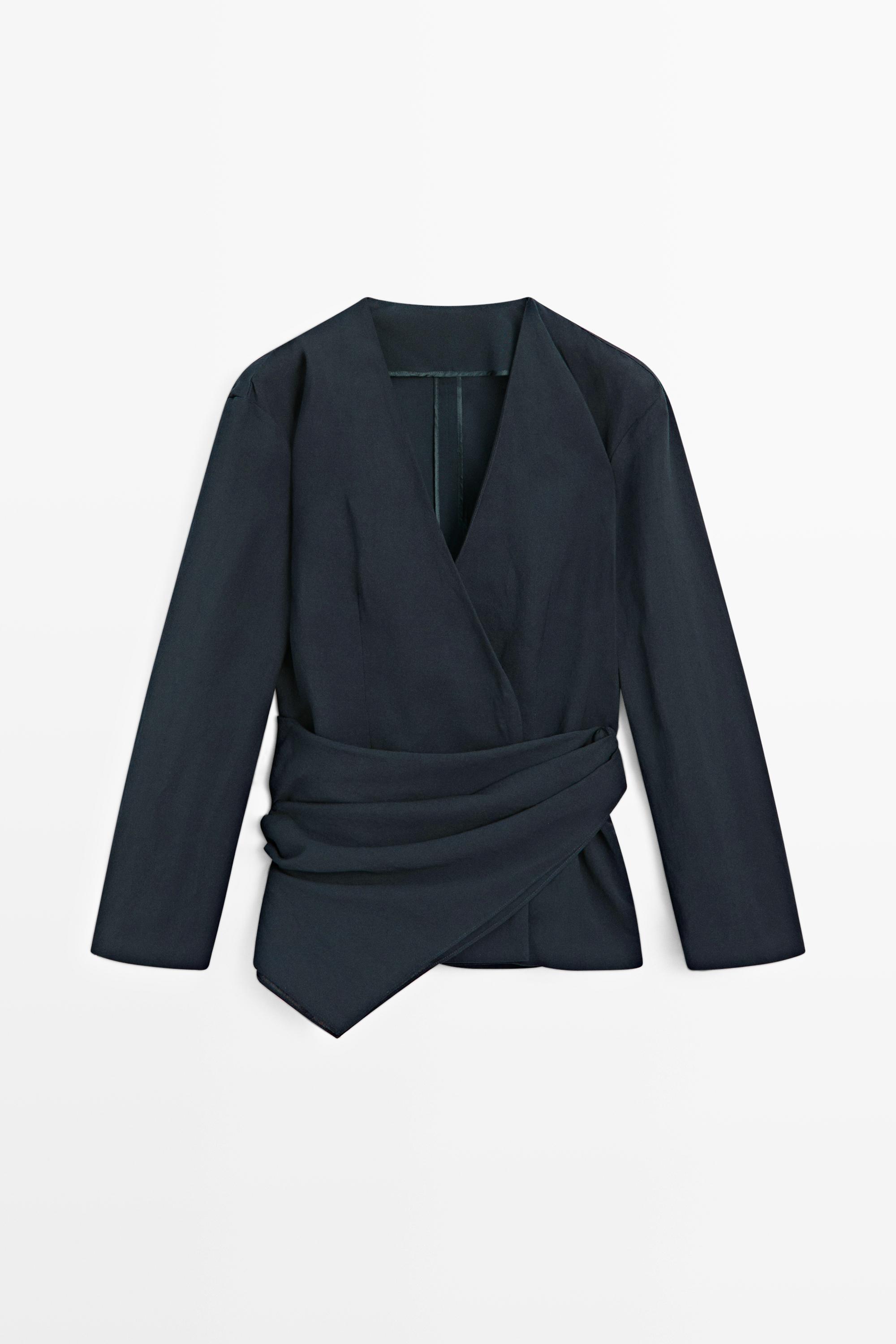 Lightweight kimono with sash detail