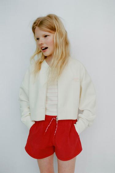 BERMUDASHORTS MIT MODAL - Rot von Zara