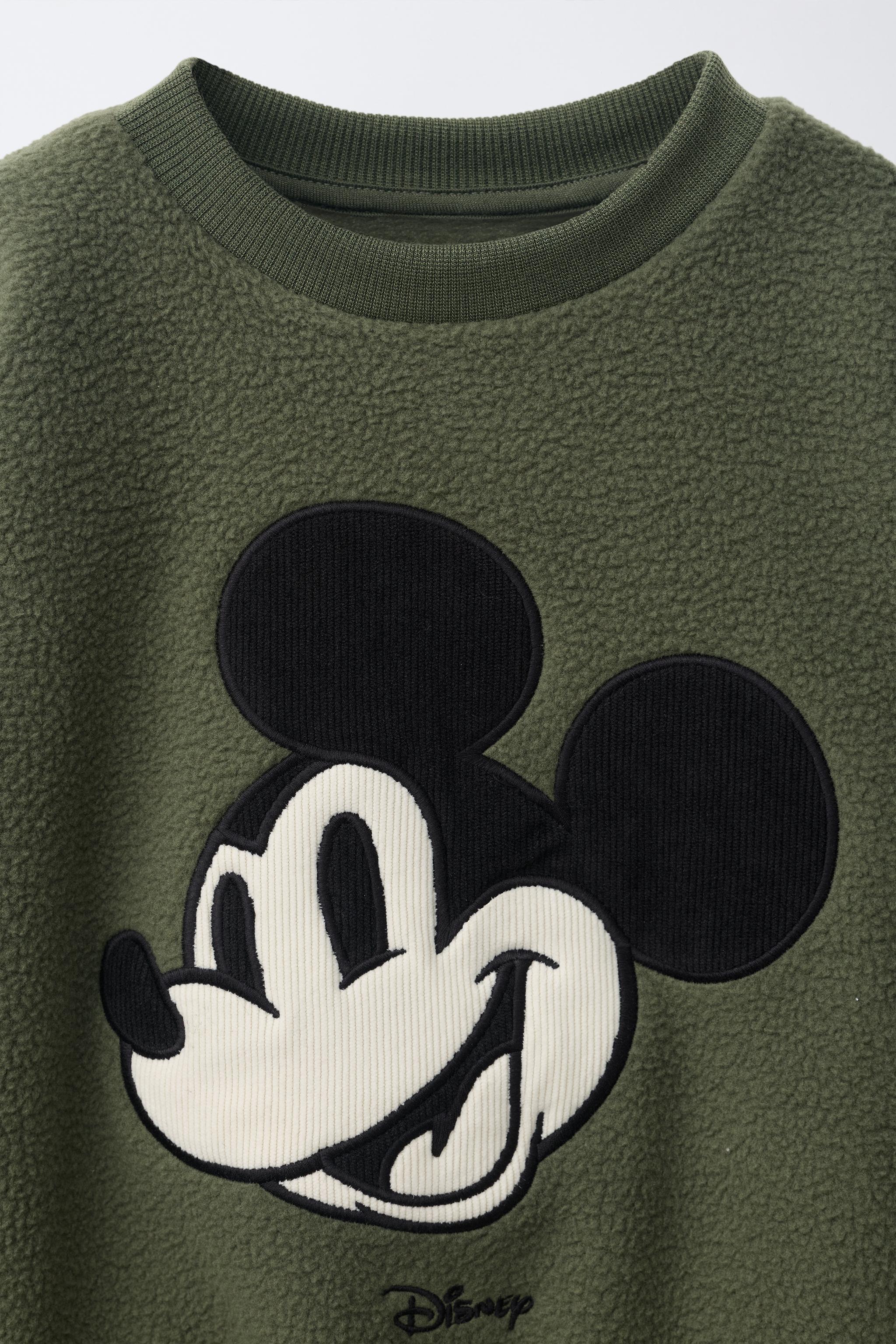 FLEECE MICKEY MOUSE © DISNEY SWEATSHIRT - Khaki | ZARA South Africa