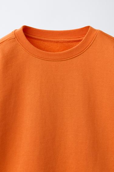 PLAIN SWEATSHIRT - Orange by Zara - Image 2