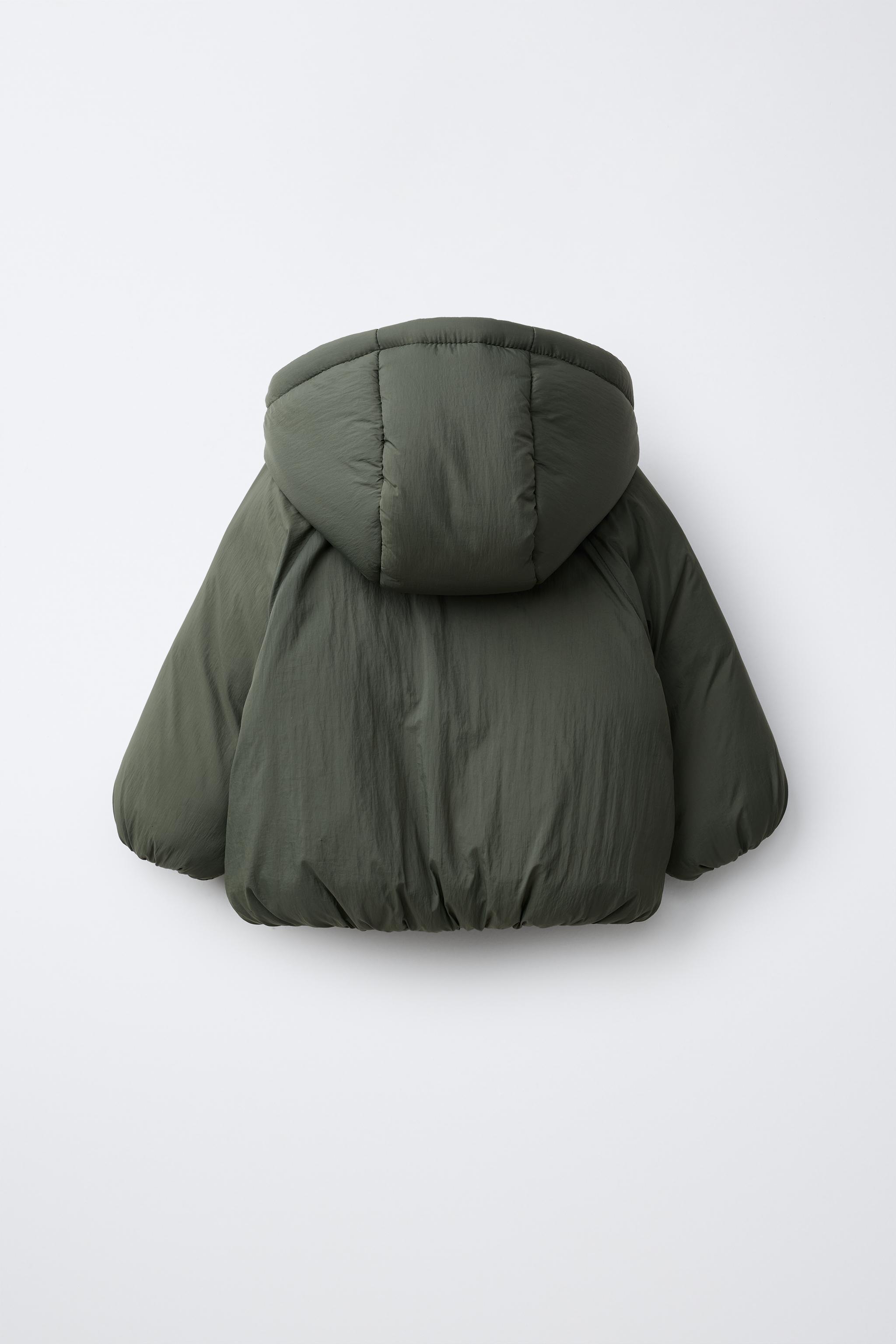 ナイロン 撥水加工入りジャケット - ダークグリーン | ZARA Japan / 日本