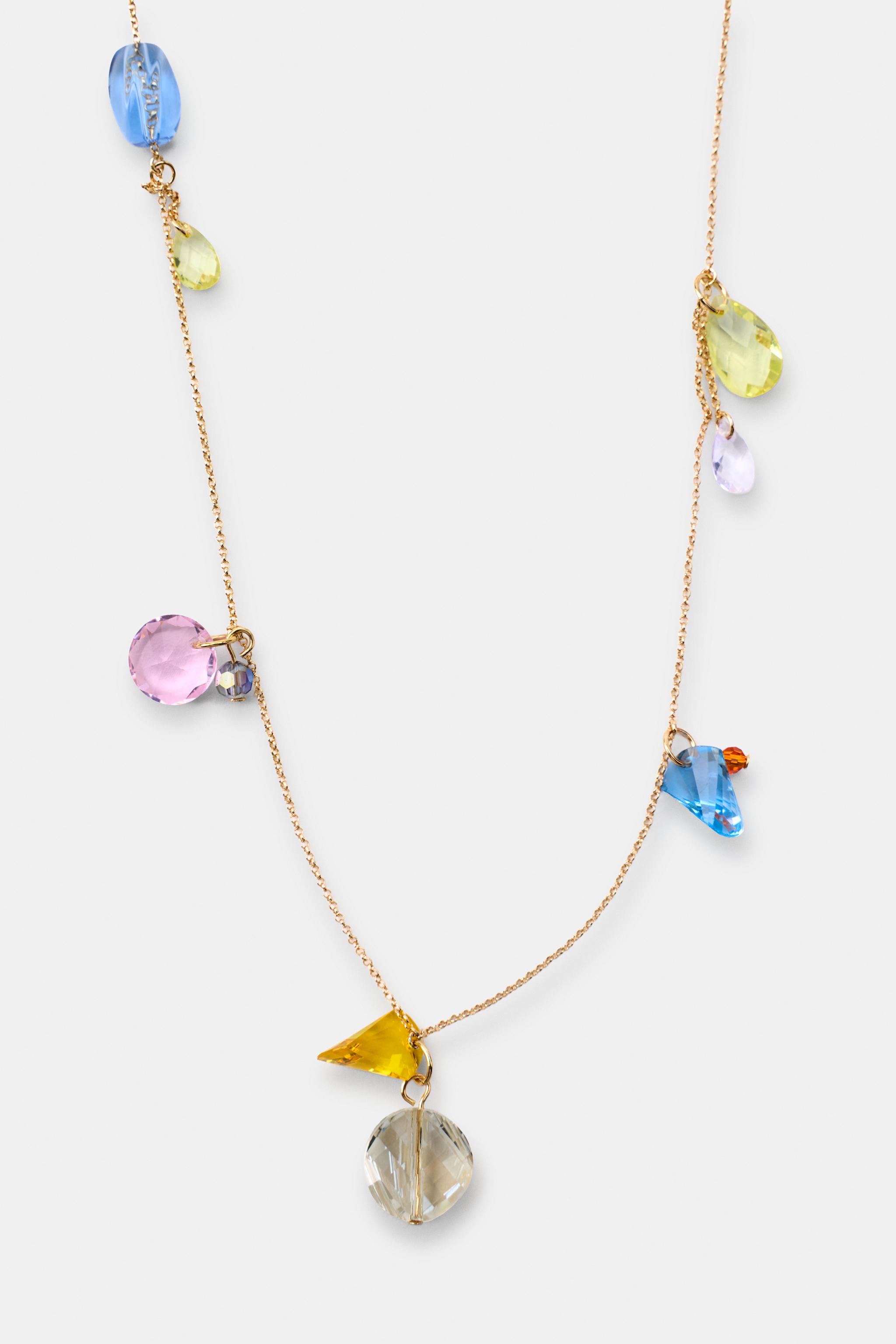 Женские аксессуары Zara 2-PACK RESIN BEAD NECKLACES — фото 4