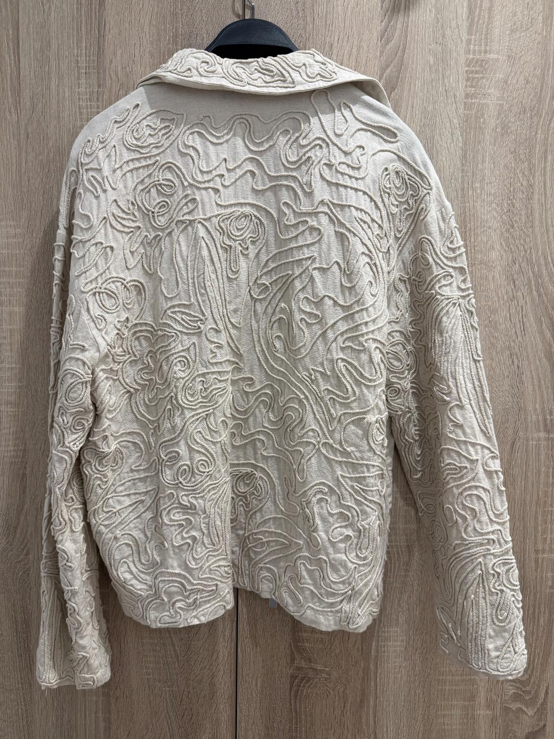 OVERSHIRT WITH RAISED EMBROIDERY - Image 3