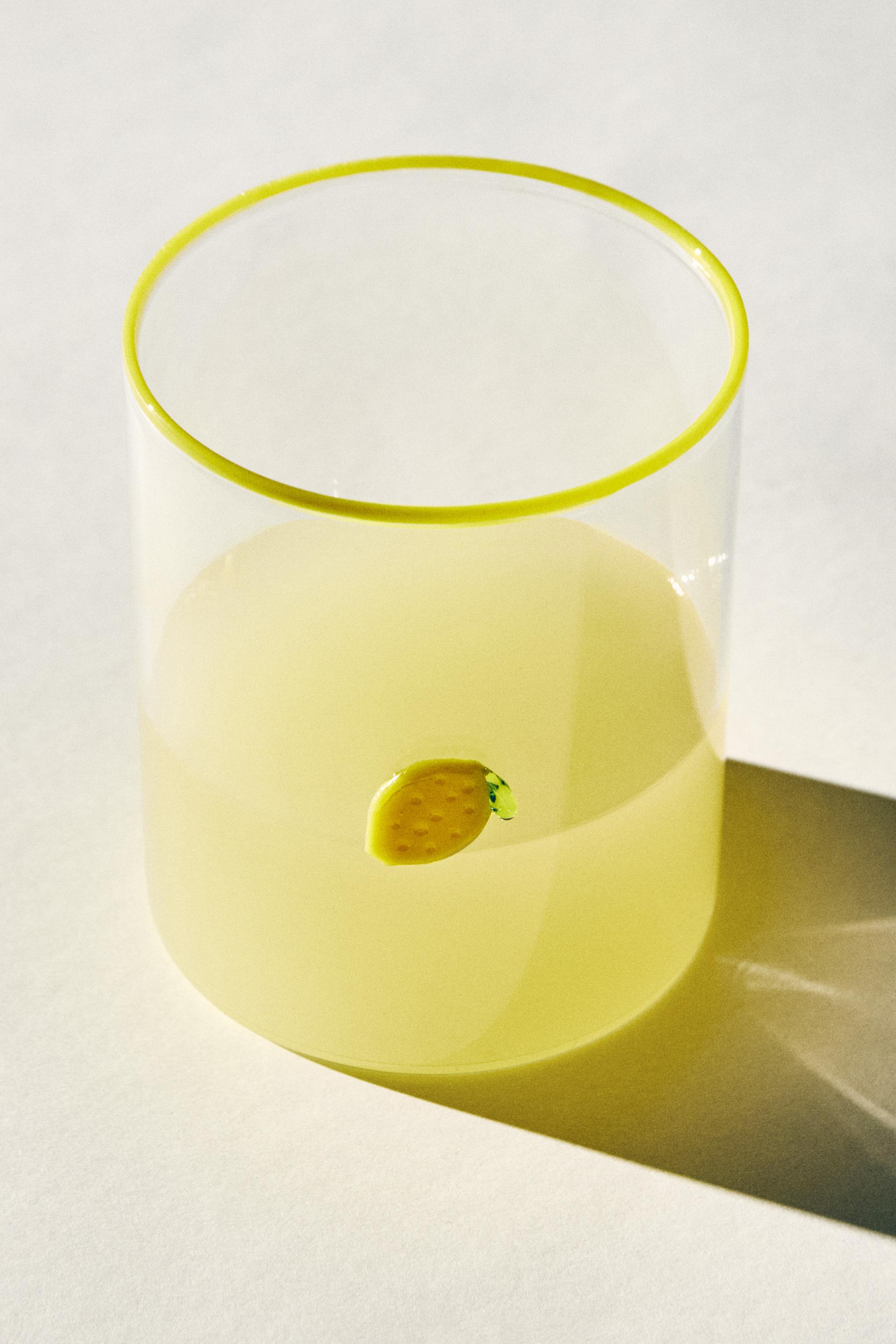 BOROSILICATE FRUIT TUMBLER — Yellow