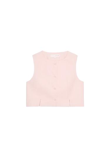 SHORT WAISTCOAT WITH VENTS