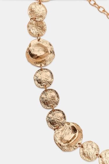 CEINTURE À MÉDAILLES MÉTALLIQUES - Doré de Zara - Image 2