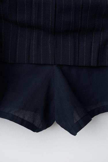PINSTRIPE SKIRT WITH BELT - navy by Zara - Image 3