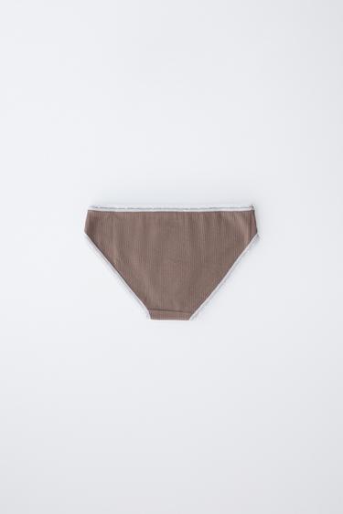 AGES 6-14 / THREE-PACK OF LACE BRIEFS - Multicoloured by Zara - Image 3