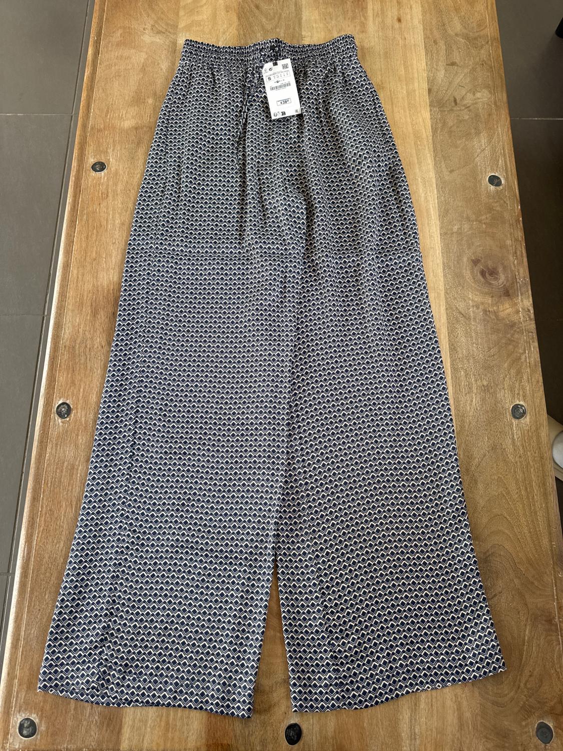GEOMETRIC PRINT TROUSERS