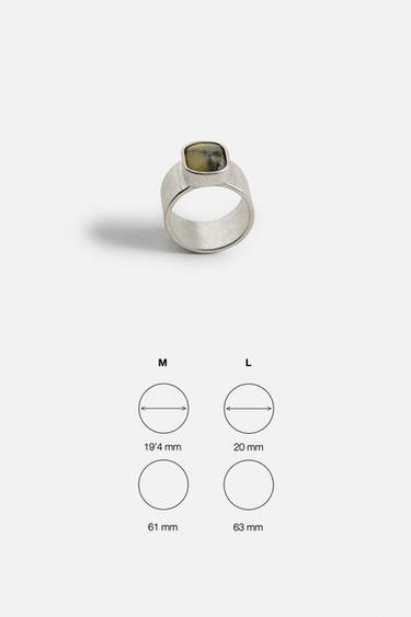 BAGUE CHEVALIÈRE PIERRE - Argent de Zara - Image 3