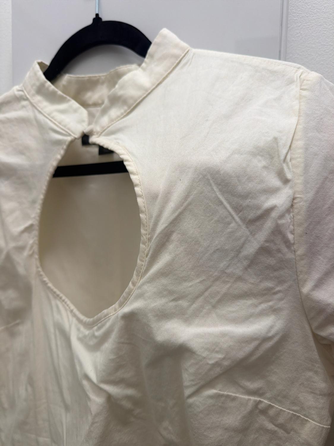 MANDARIN COLLAR VENTED TOP - Image 2