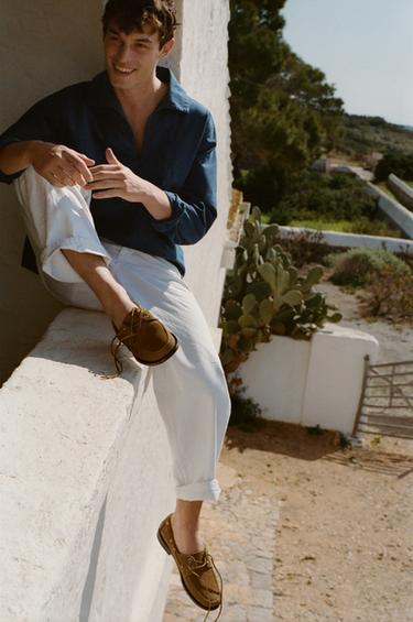 CHAUSSURES BATEAU CASTELLANO 1920 ® X ZARA MAN - Marron de Zara