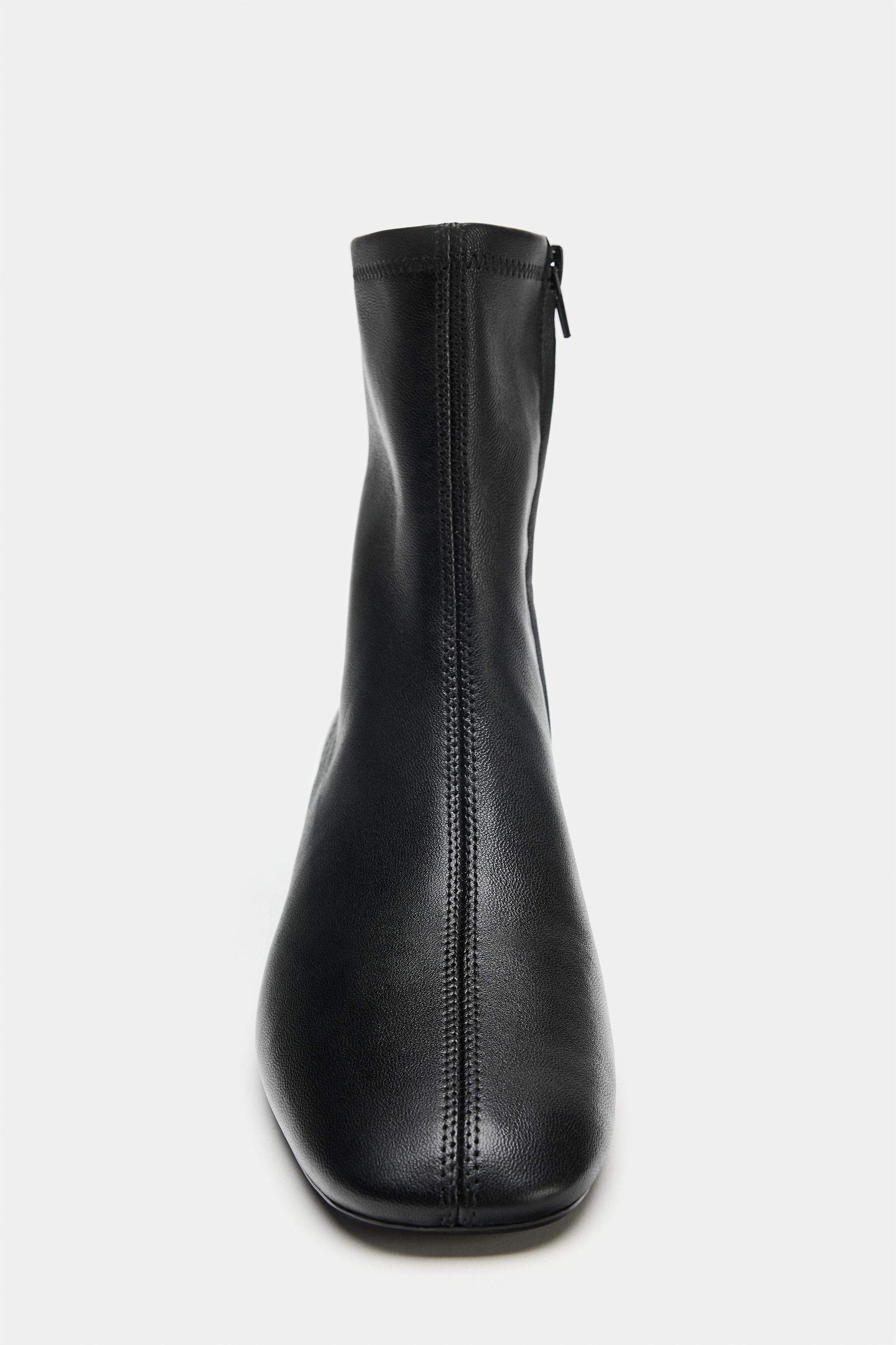 bottines en cuir
