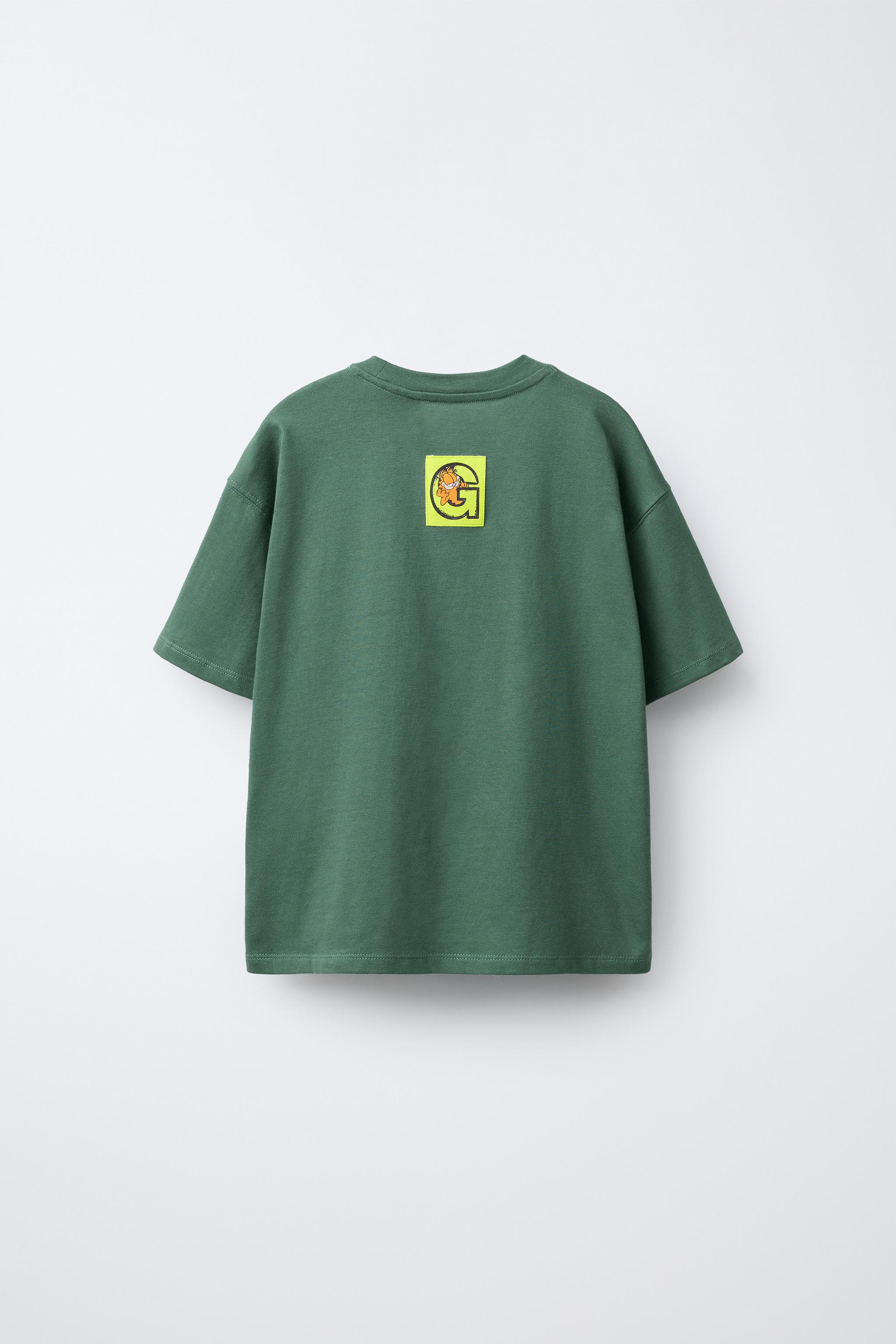 GARFIELD © PAWS INC GRAFFITI PRINT T-SHIRT