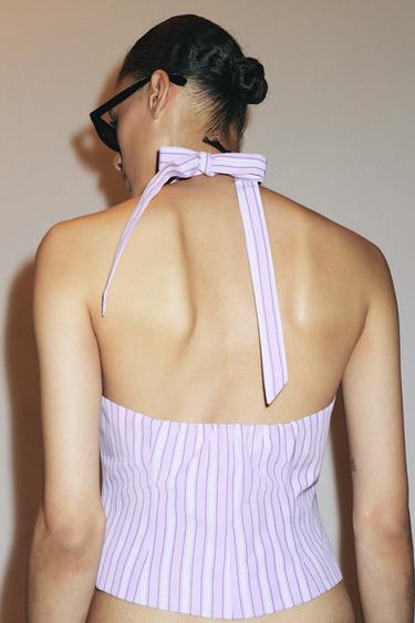 TOP GILET RAYÉ - 692 de Zara - Image 3