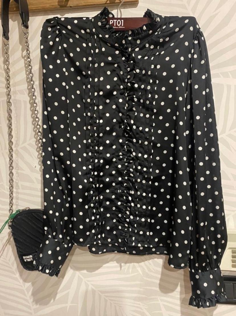 POLKA DOT SHIRT WITH RUFFLES - Image 3