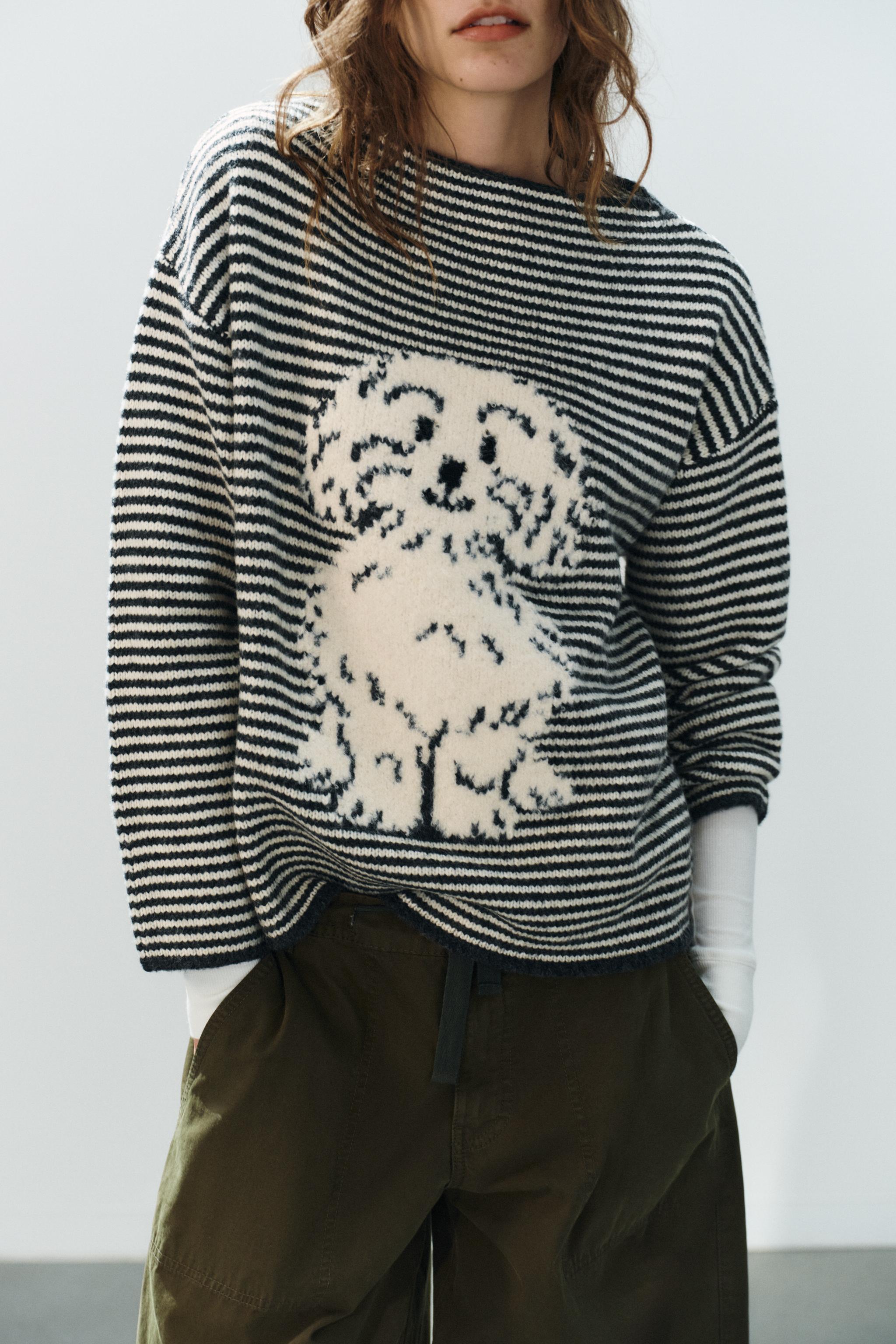 STRIPED KNIT SWEATER