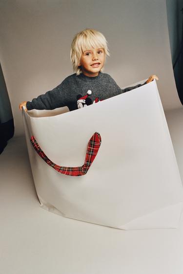 STRIKKET SWEATER MED MICKEY MOUSE © DISNEY - koksgrå fra Zara