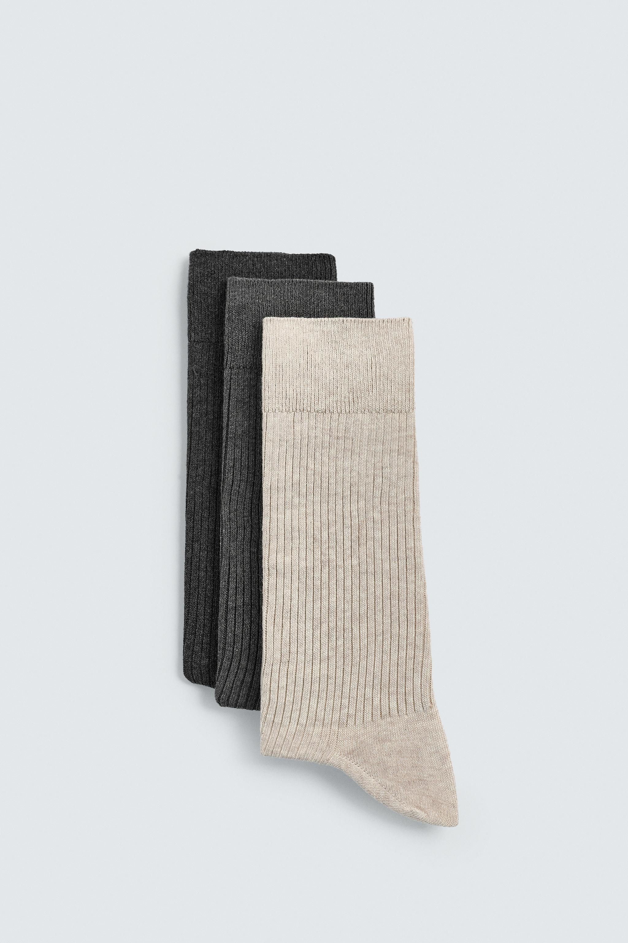 BASIC RIBBED SOCKS PACK OF 3