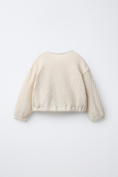 GILET EN MAILLE - Écru moyen de Zara - Image 1