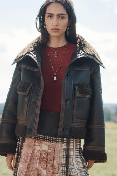 DOUBLE-FACED JACKET LIMITED EDITION - Chocolate by Zara