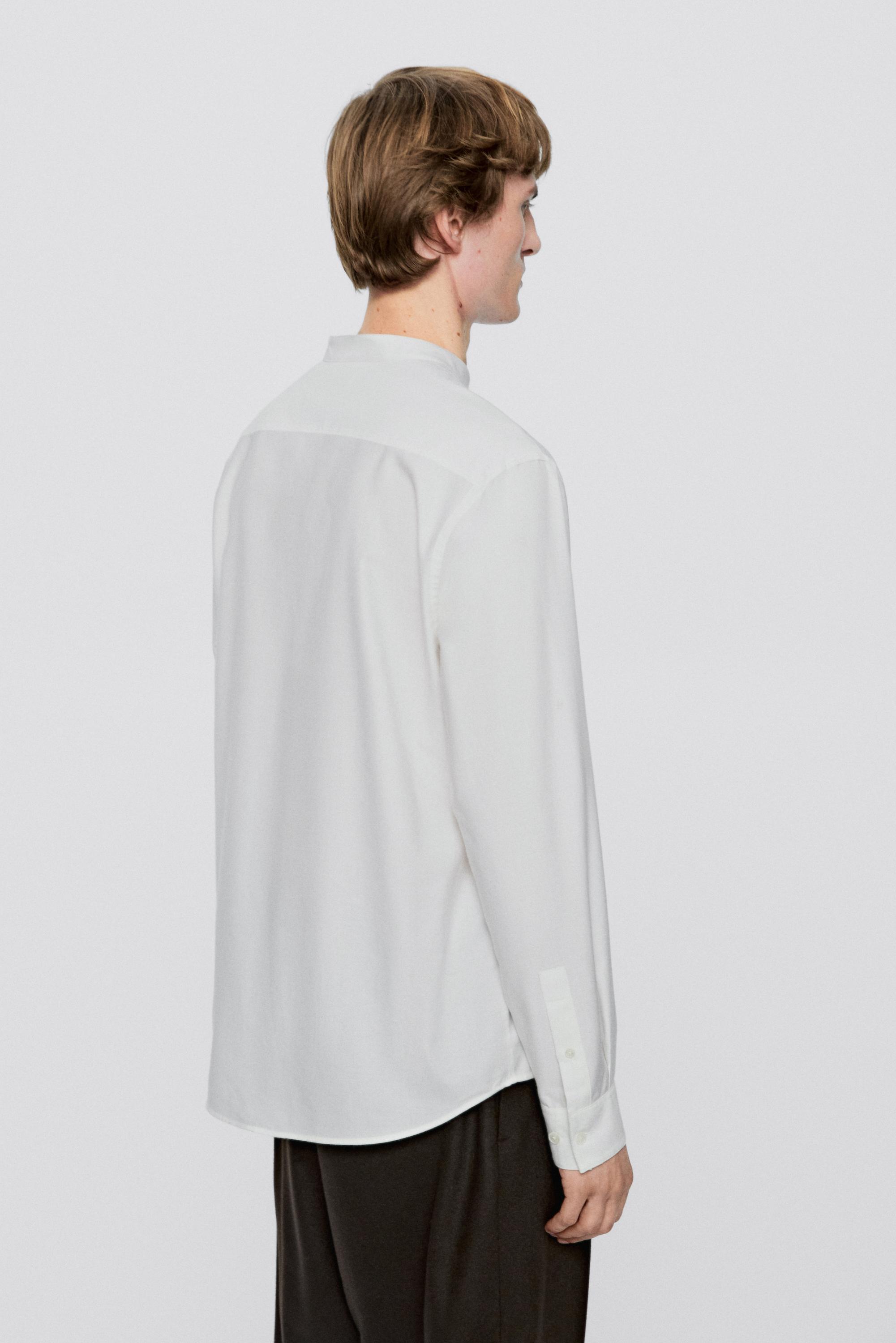 Regular fit stand collar shirt - LIMITED EDITION