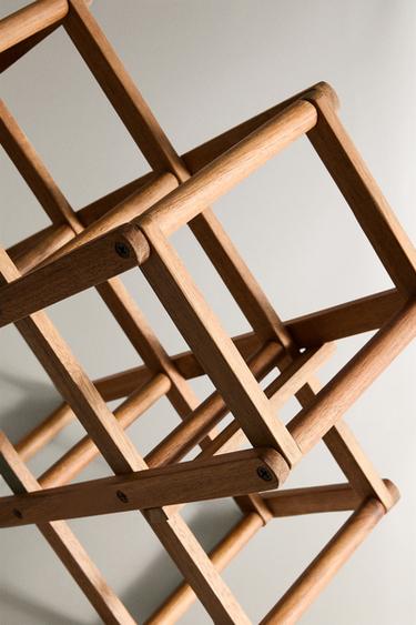 PORTE-BOUTEILLES BOIS - Marron de Zara - Image 2