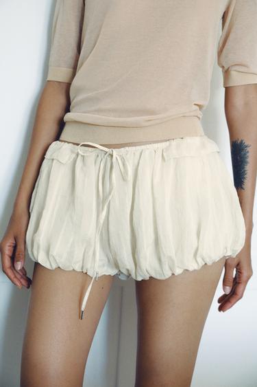 TOP EN MAILLE FINE - Écru de Zara - Image 3