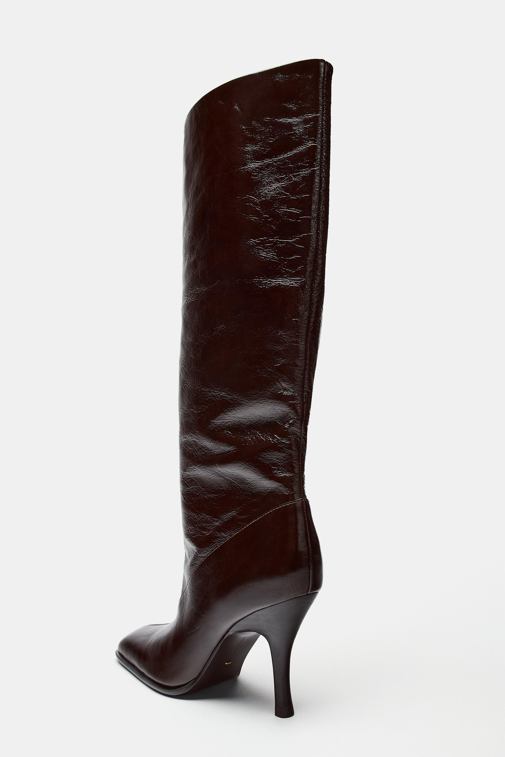 BOTTES À TALONS EN CUIR LIMITED EDITION
