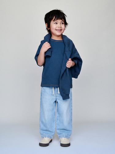 LOOSE-FITTING BAGGY JEANS - Light blue by Zara