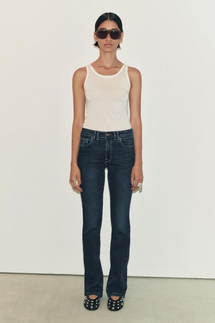 LOW RISE CONTOUR BOOTCUT JEANS ZW COLLECTION