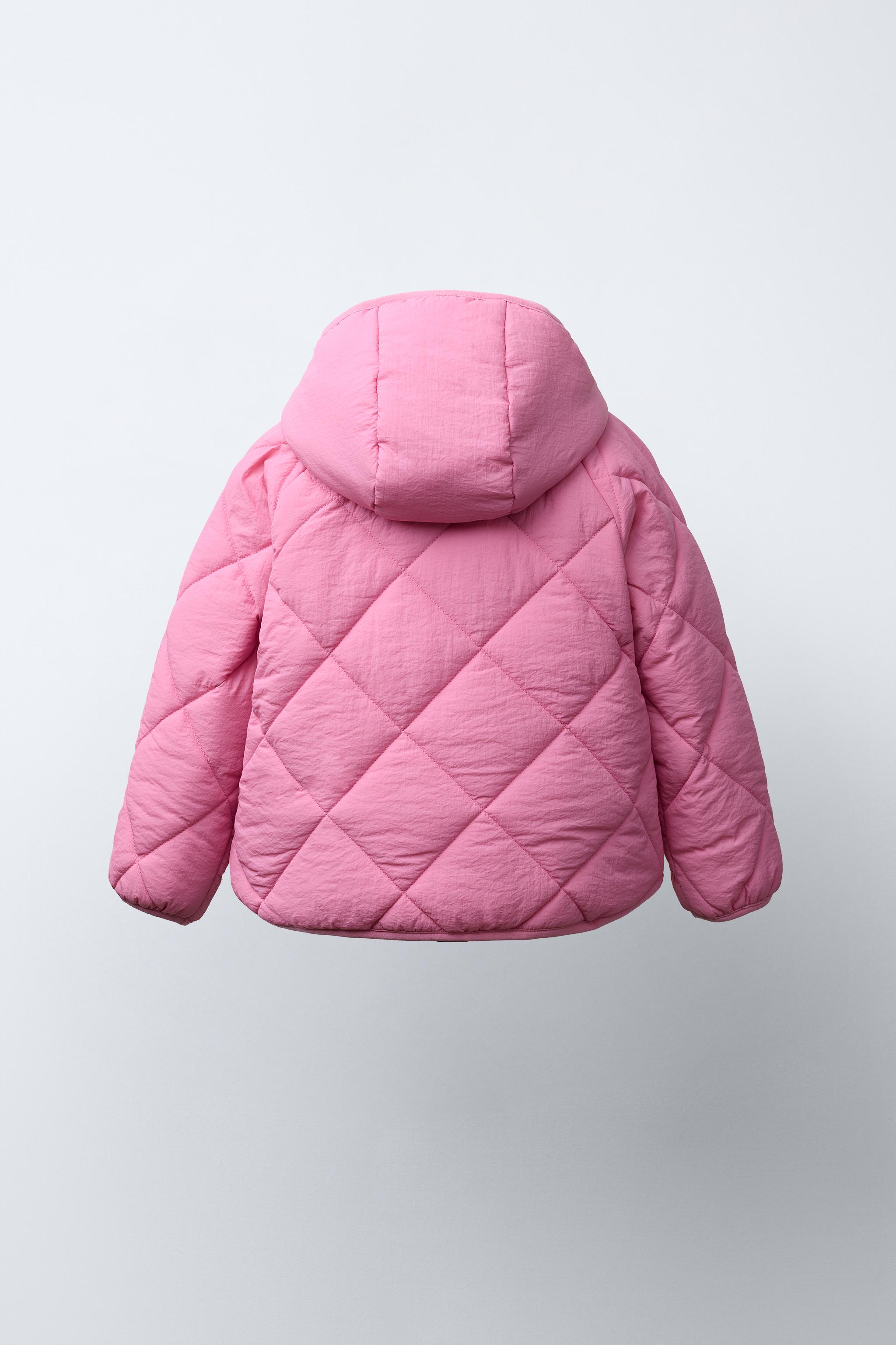 撥水加工パフジャケット - ピンク | ZARA Japan / 日本