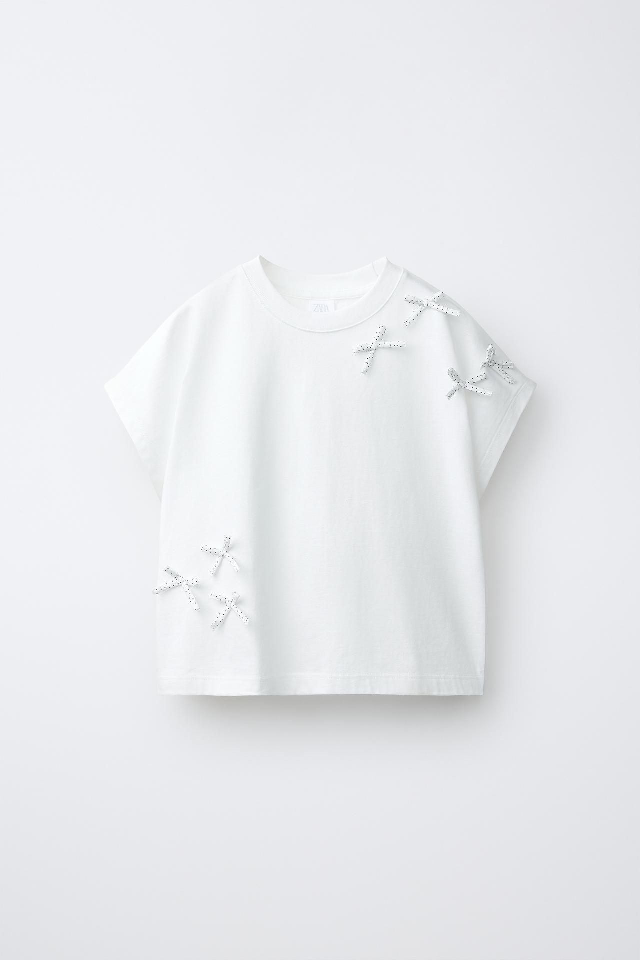BOW T-SHIRT — White