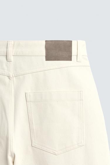 PANTALON COUPE DÉCONTRACTÉE - Beige clair de Zara - Image 9