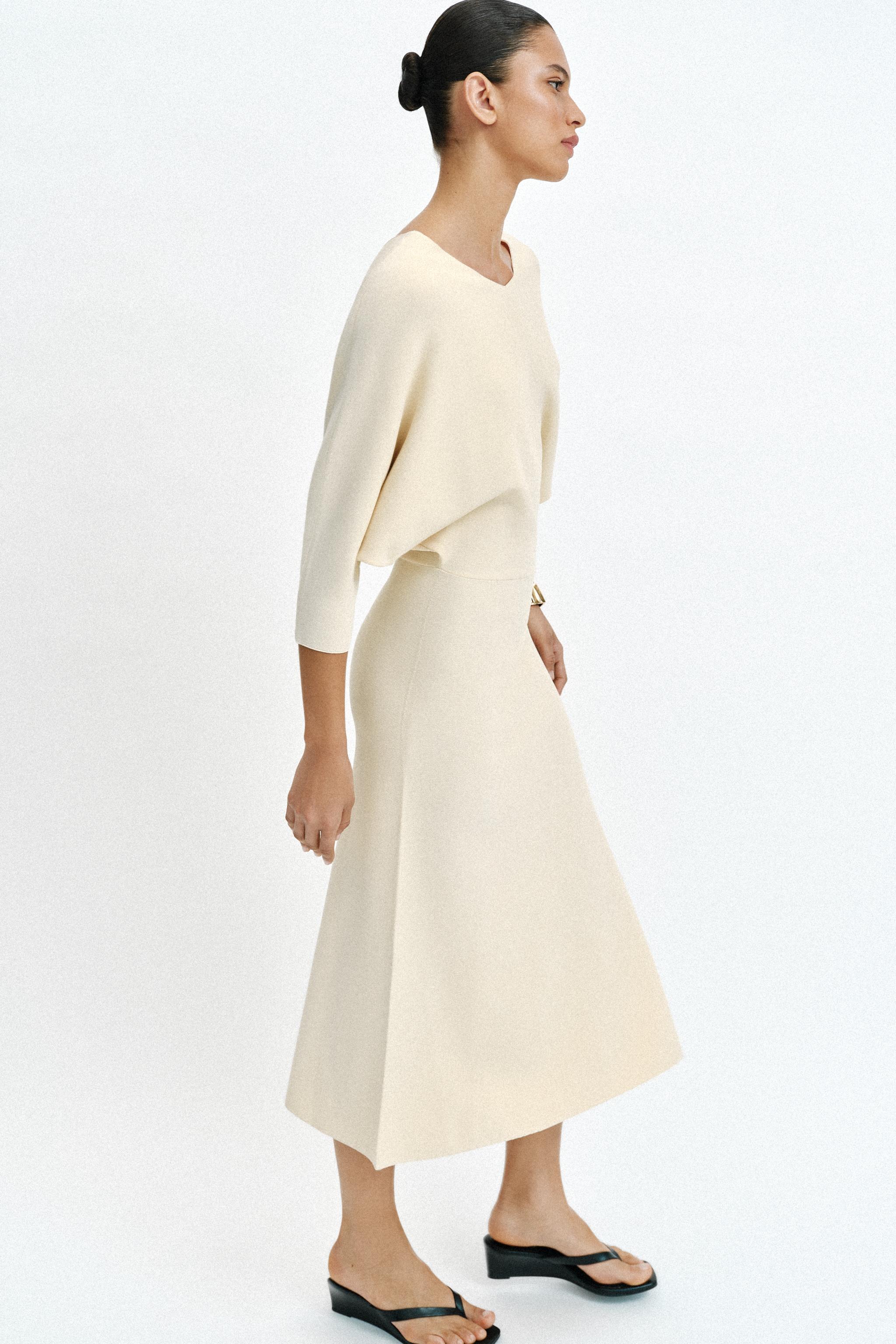 KNIT MIDI DRESS