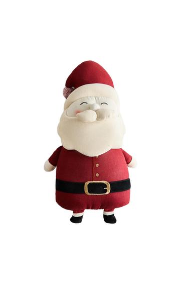 Zara CHILDREN’S SANTA CLAUS CHRISTMAS THROW PILLOW - Red - Image 0