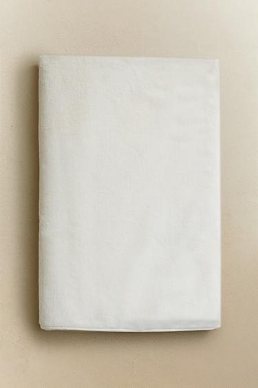 FLEECE THROW - Oyster-white by Zara - Image 4