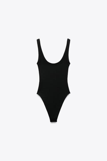 BODY CÔTELÉ - Noir de Zara - Image 8