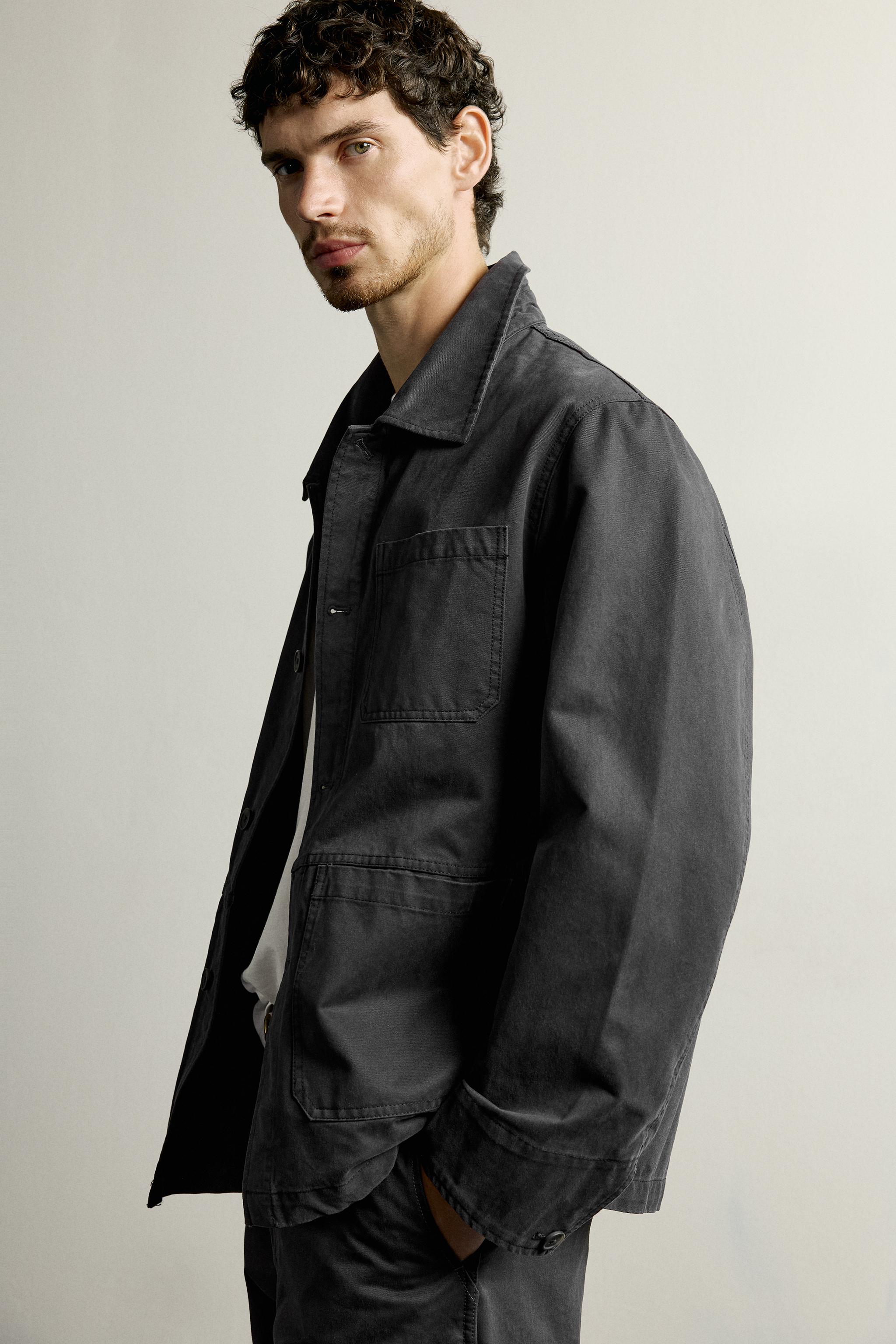 REGULAR FIT POCKET OVERSHIRT