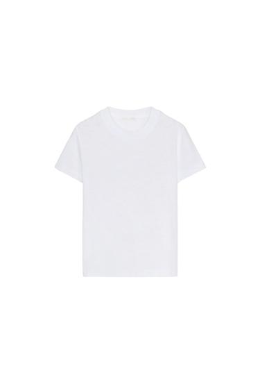 FLAME COTTON T-SHIRT - White by Zara
