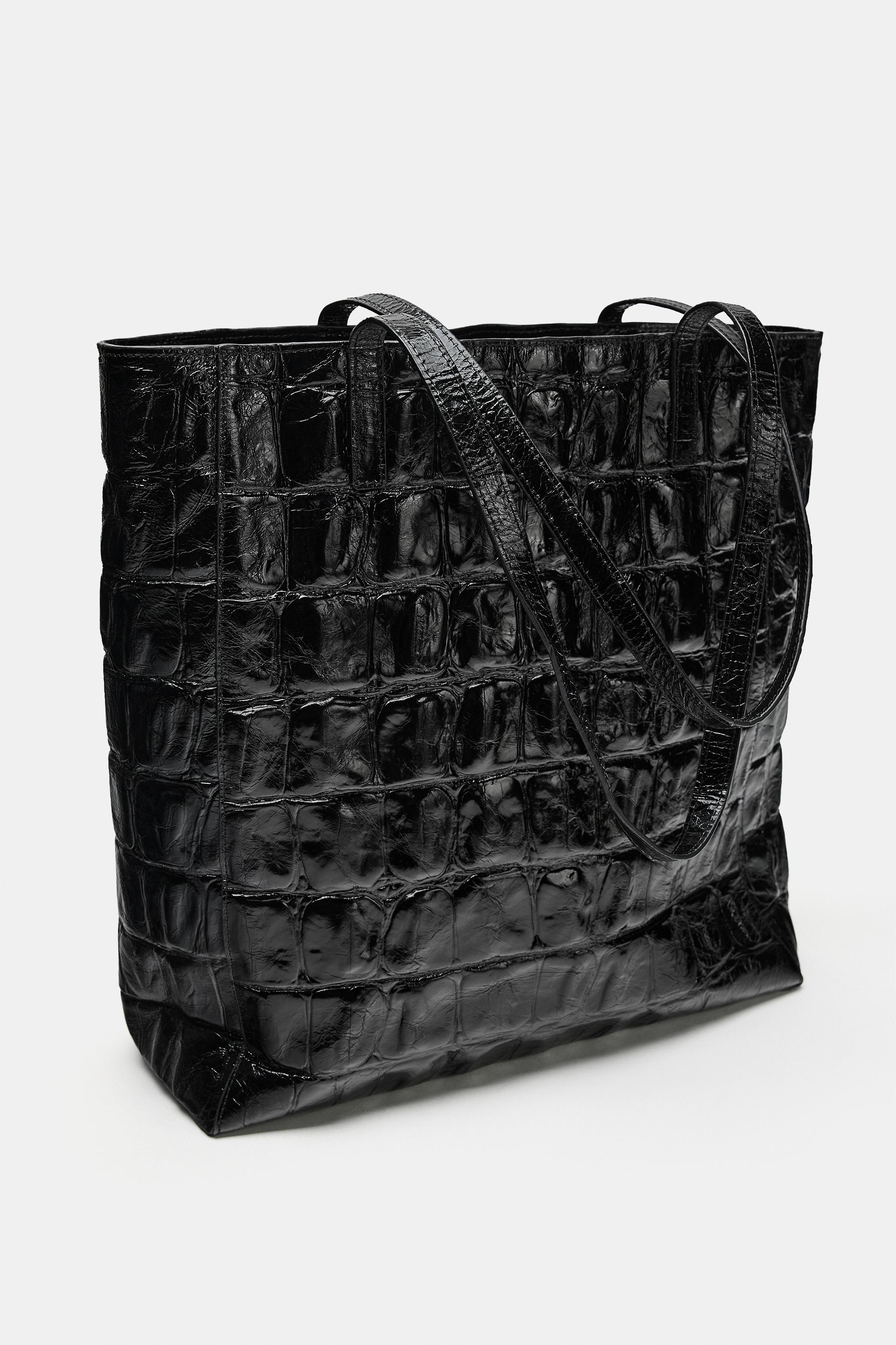 SAC SHOPPER IMPRIMÉ CUIR