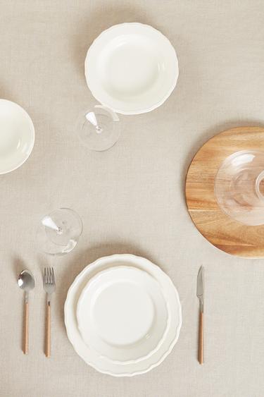 NAPPE LIN COULEUR UNIE - Beige clair de Zara - Image 3